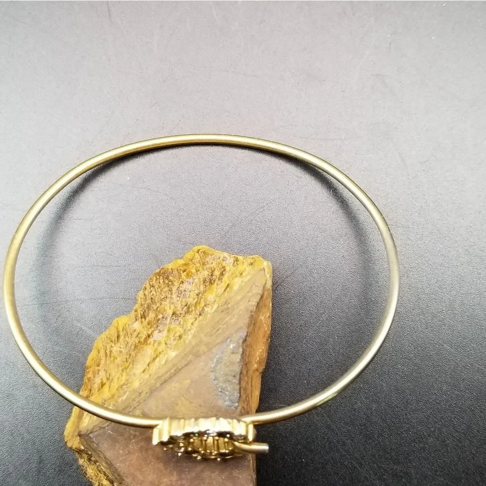 Evil eye encrusted crystal bracelet B812
